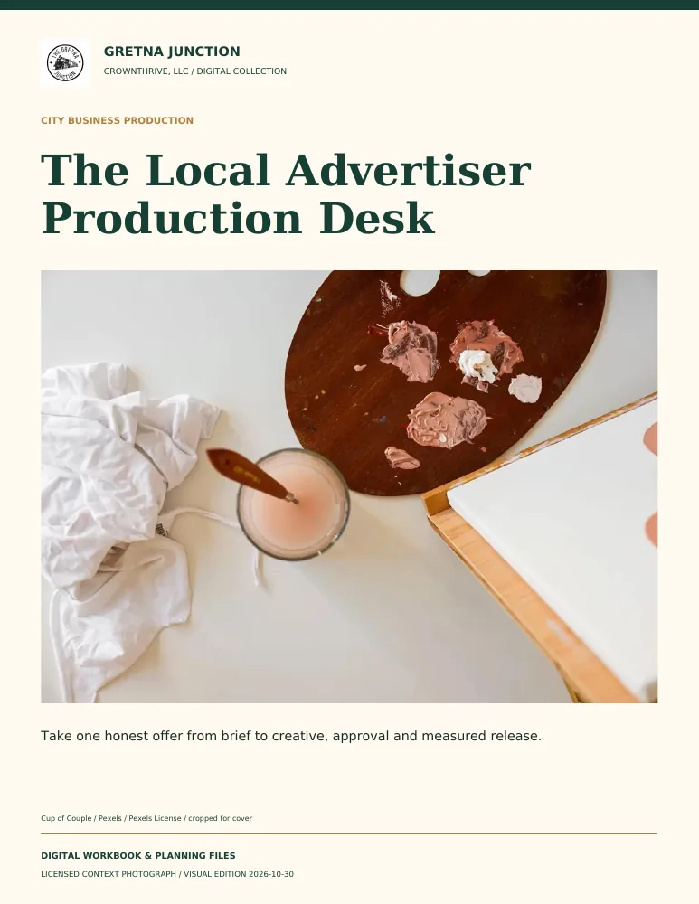 The Local Advertiser Production Desk — digital edition cover