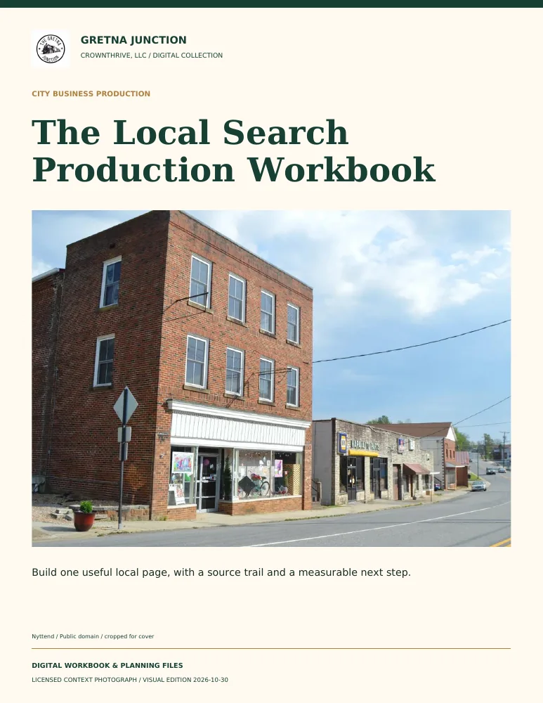 The Local Search Production Workbook — digital edition cover