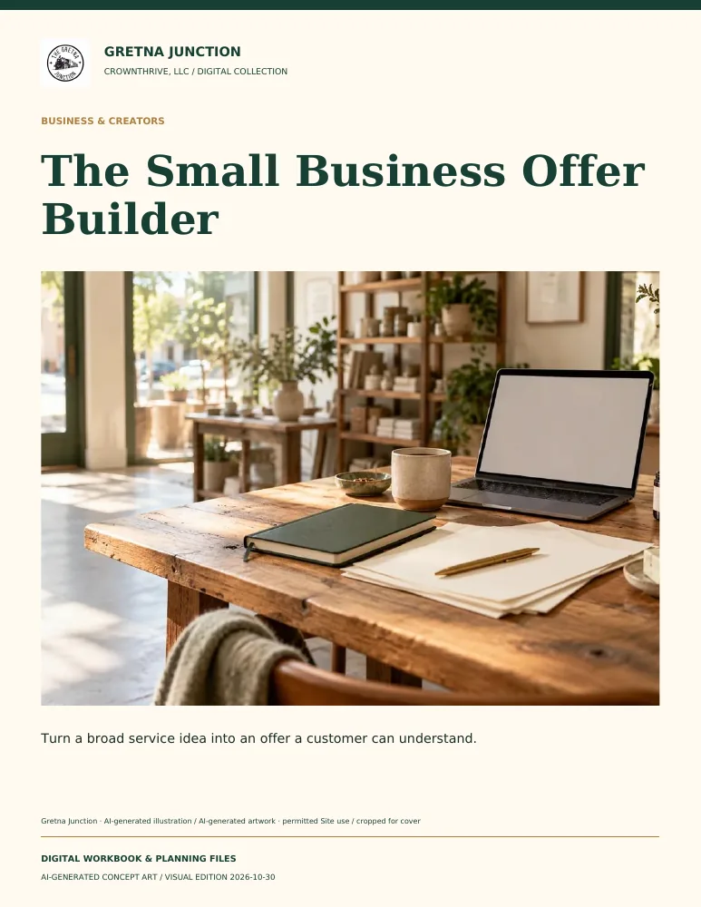 The Small Business Offer Builder — digital edition cover