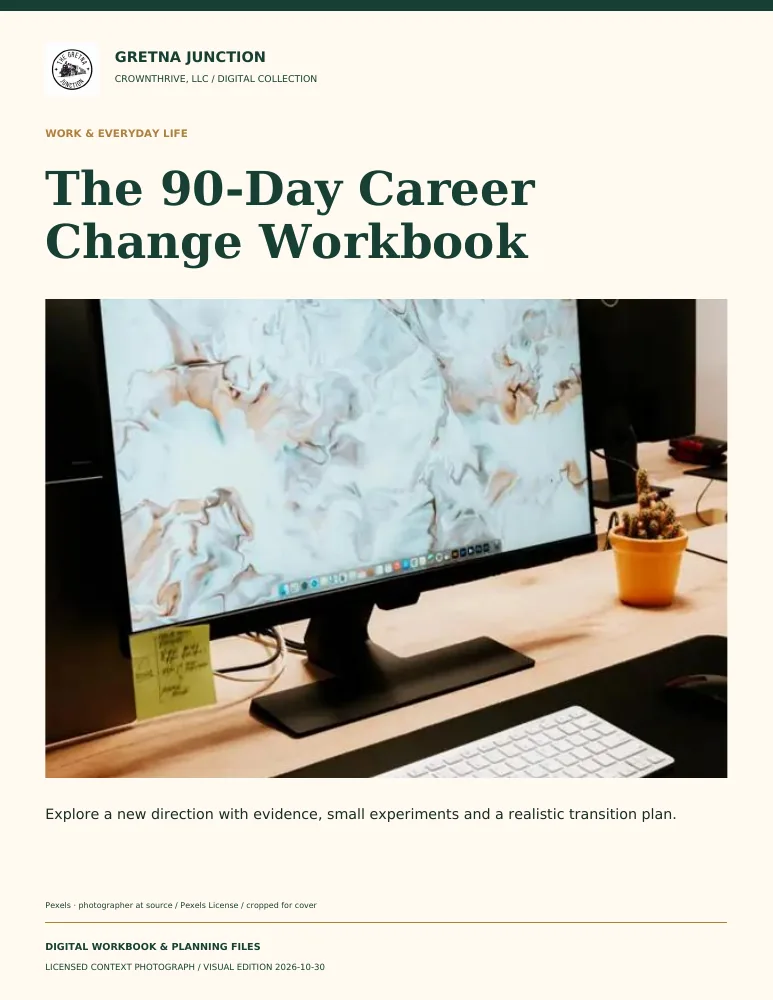 The 90-Day Career Change Workbook — digital edition cover