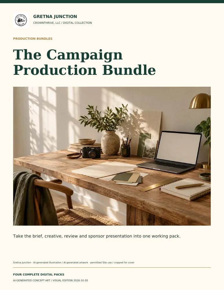 The Campaign Production Bundle — digital edition cover