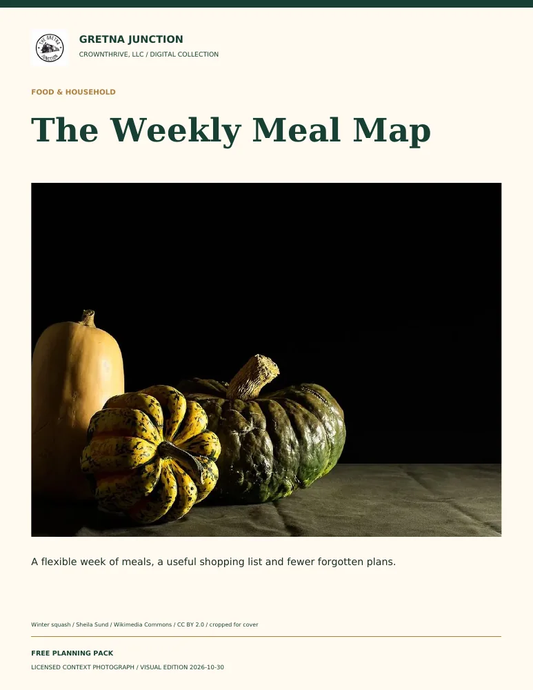 The Weekly Meal Map — digital edition cover
