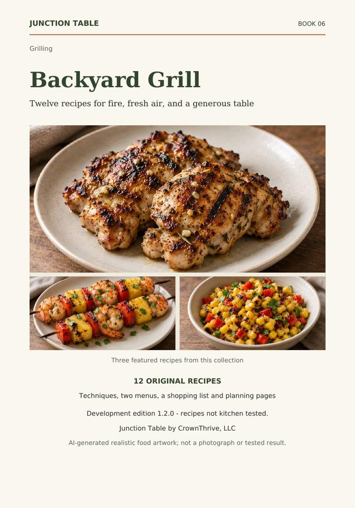 Illustrated cover of Backyard Grill