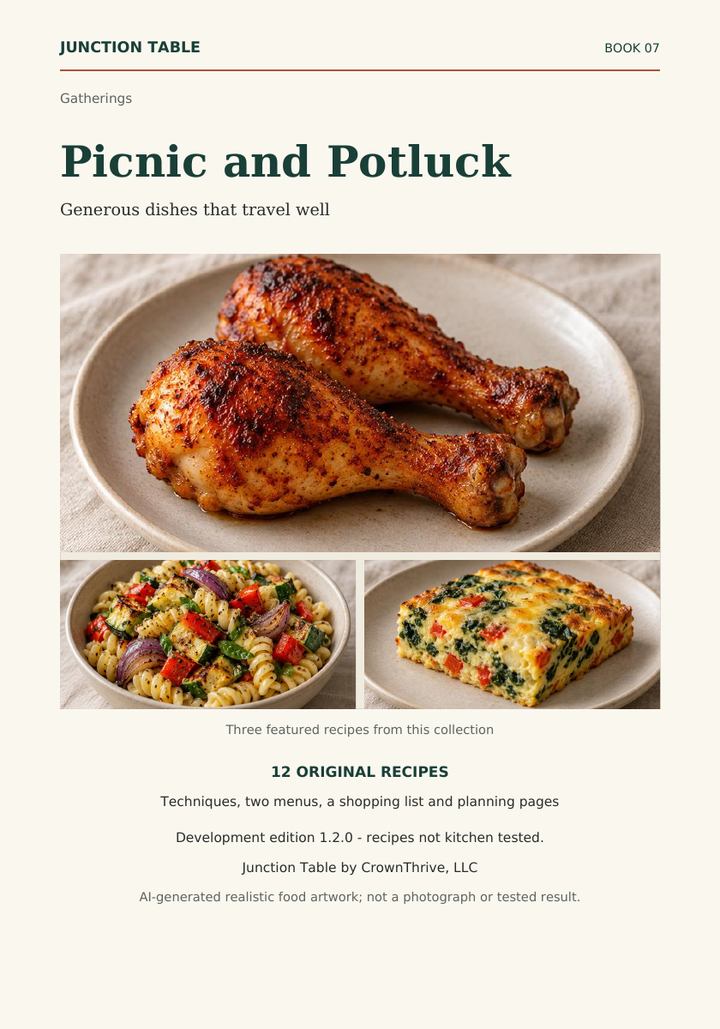 Illustrated cover of Picnic and Potluck