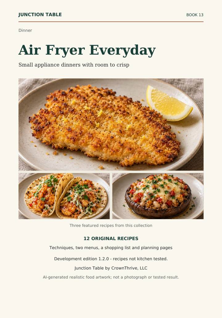 Illustrated cover of Air Fryer Everyday