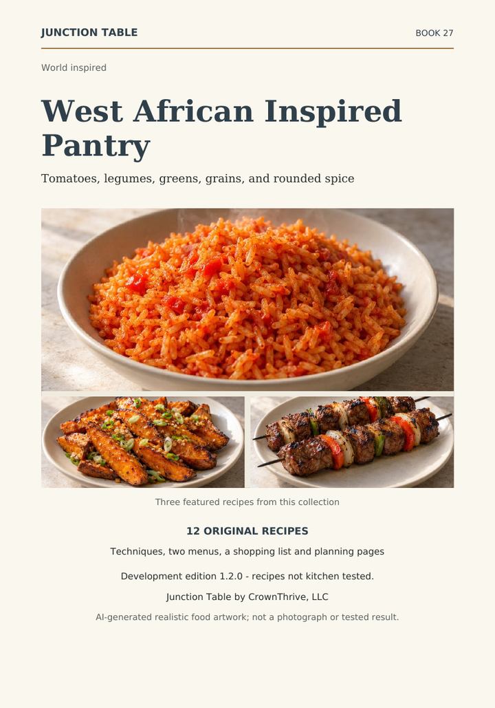 Illustrated cover of West African Inspired Pantry