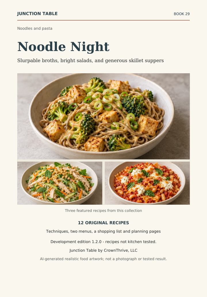 Illustrated cover of Noodle Night