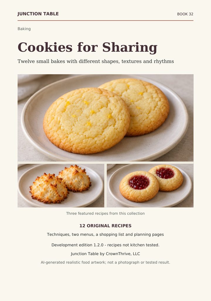 Illustrated cover of Cookies for Sharing