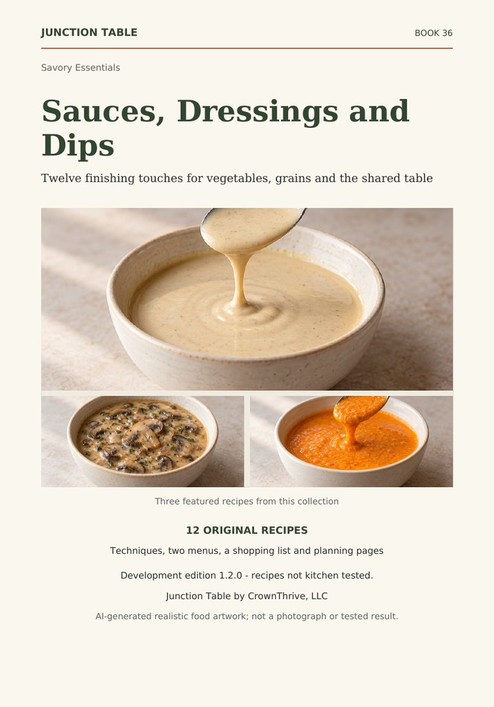 Illustrated cover of Sauces, Dressings and Dips