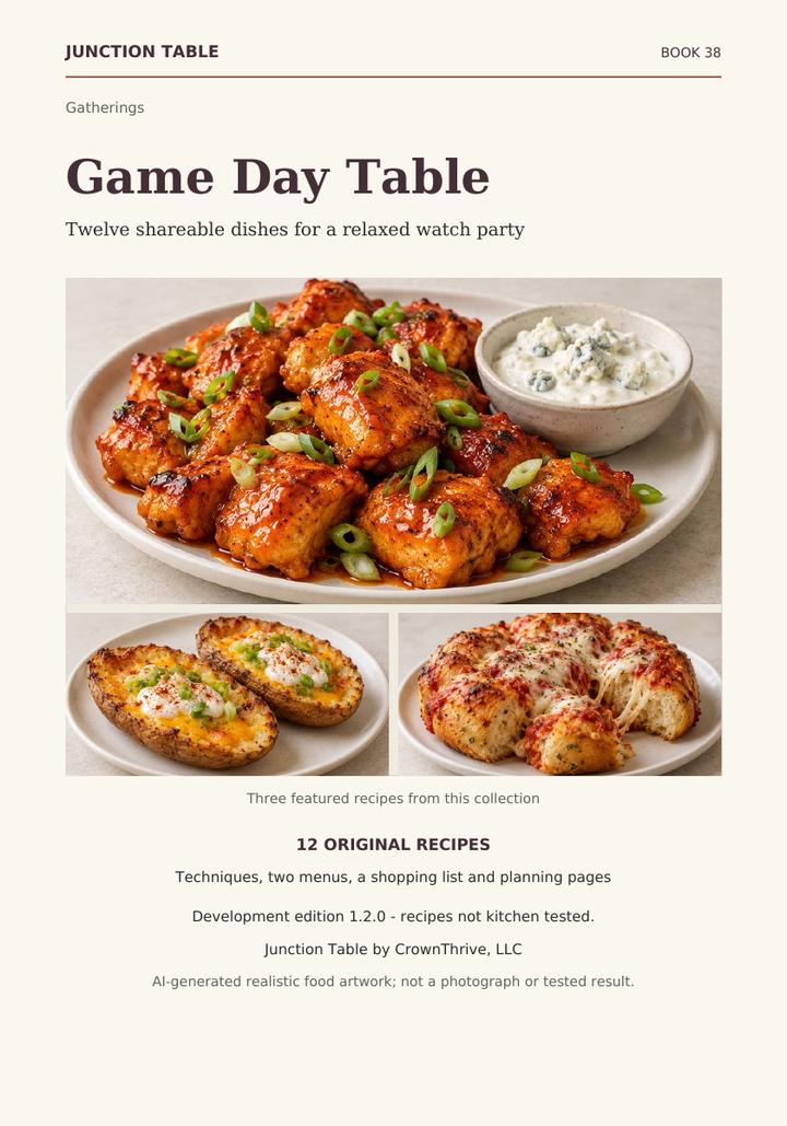 Illustrated cover of Game Day Table