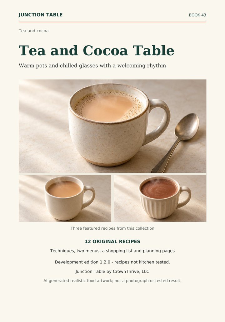 Illustrated cover of Tea and Cocoa Table