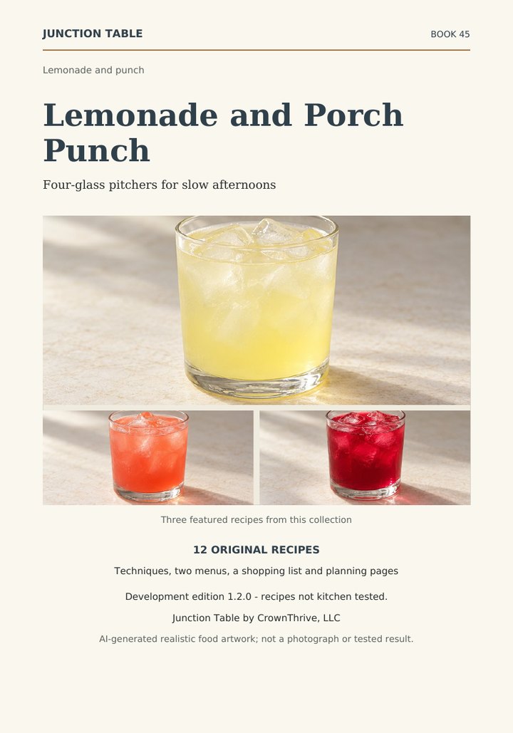 Illustrated cover of Lemonade and Porch Punch